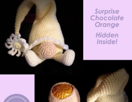 Daisy Gnome Chocolate Orange - Free Crochet Pattern
